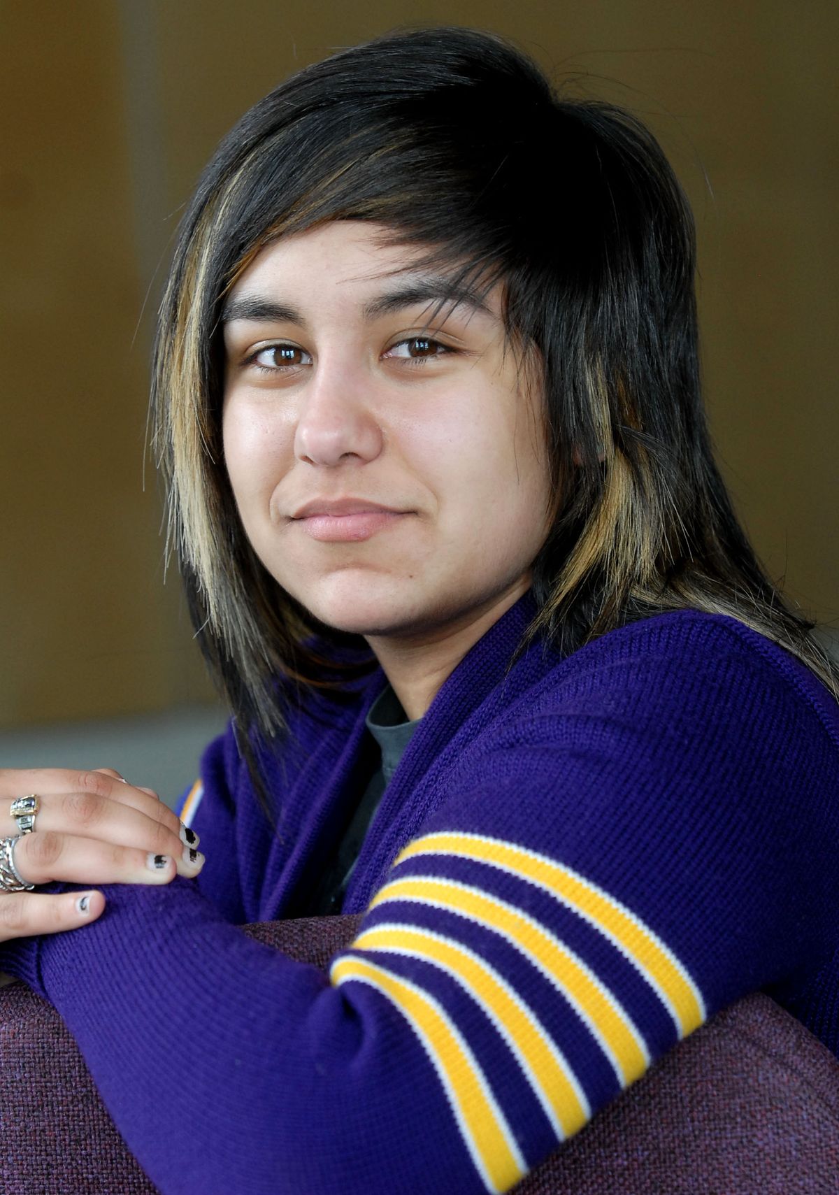 Sarah Reyes, a senior at Rogers High School in Spokane, will major in journalism at Washington State University.  (Photos by Dan Pelle / The Spokesman-Review)