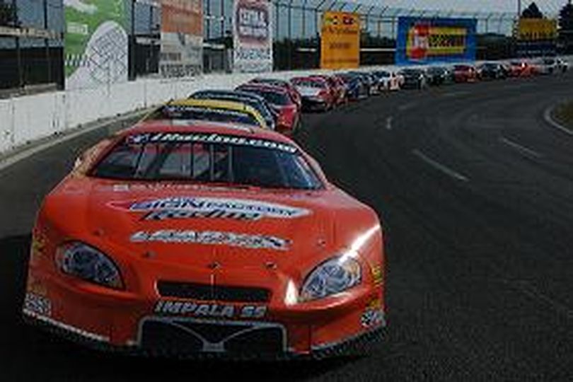 Gary Lewis leads the iRacing.com ASA Northwest Late Model Tour points standings as he chase touring championship number four. A bigger prize is sweeping the Montana and Idaho 200's for a third straight season. (Photo courtesy of M.E. Wright) (The Spokesman-Review)