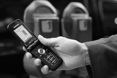 
New-fangled meter reader. 
 (The Spokesman-Review)