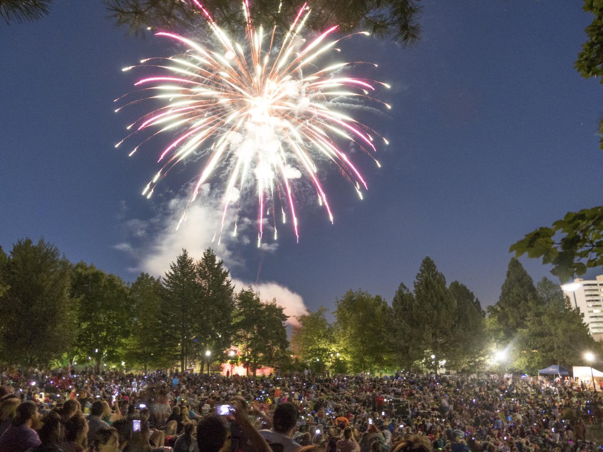 Riverfront Park fireworks - July 5, 2017 | The Spokesman-Review