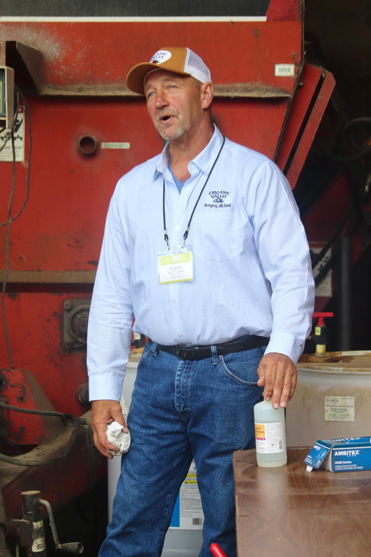 The milk from the cows on John Van Wieringen’s organic dairy farm in Enumclaw goes into Organic Valley cartons. “Milking organic is almost easier in a sense because when I milked conventional, I milked to get as much production as I could,” Van Wieringen said.  (Courtesy)