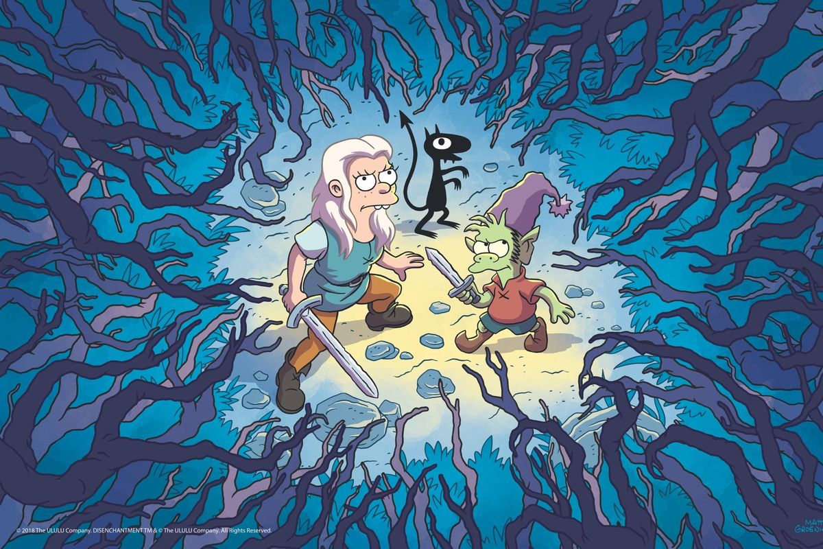 “The Simpsons” creator Matt Groening is back with a new animated series, “Disenchantment.” (Netflix)