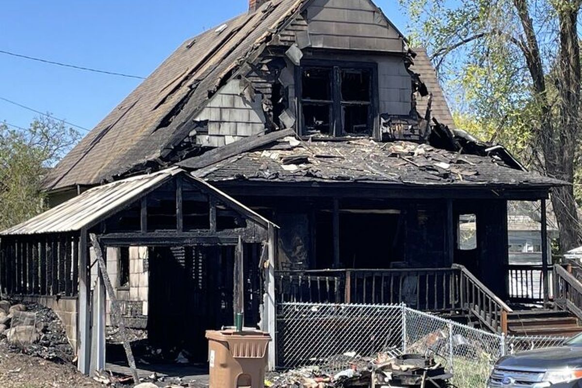 Robert Desislets, 40, died in a house fire Saturday, while his wife, 33-year-old Arielle Desislets, and their two children, 2 and 7, are on life support at an area hospital, a family member told KHQ on Sunday.  (Garrett Cabeza / The Spokesman-Review)