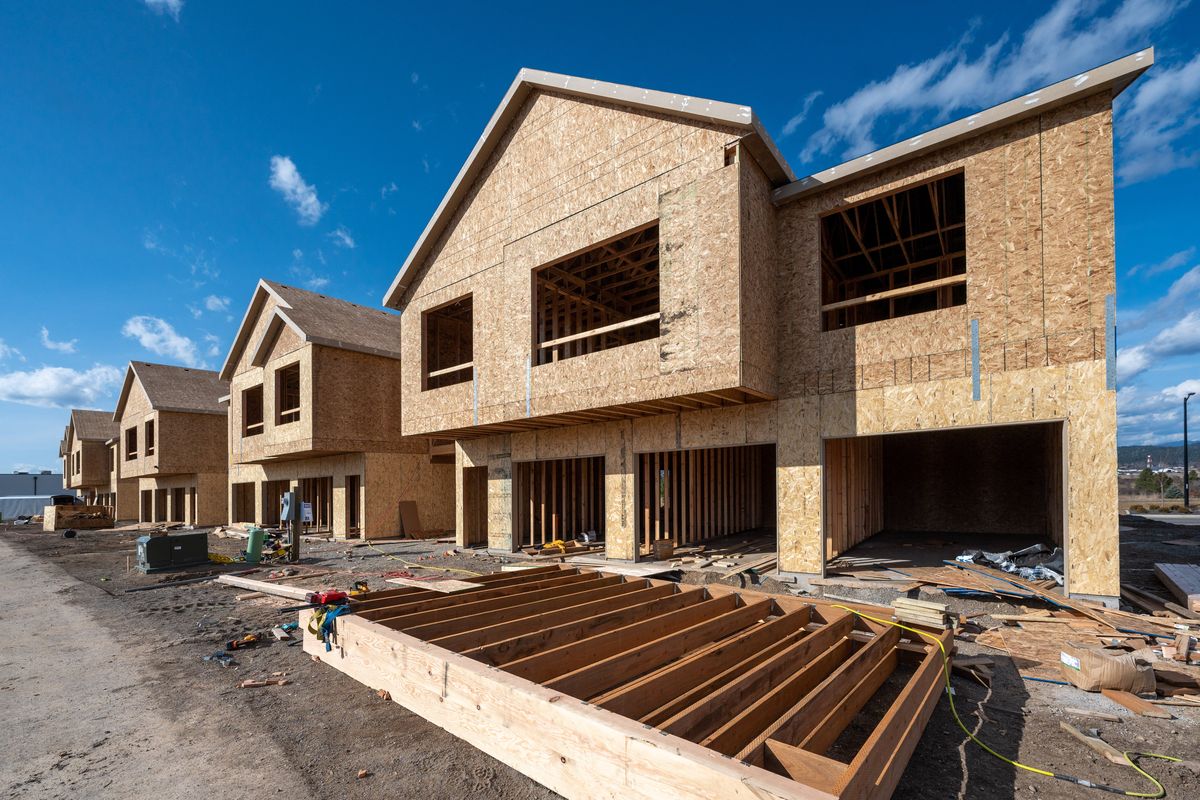 A development by Greenstone Homes, which builds housing in the Spokane, Liberty Lake and Coeur d’Alene areas.  (COLIN MULVANY/THE SPOKESMAN-REVIEW)