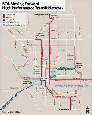 STA Moving Forward High Performance Transit Network. (Courtesy Seattle Transit Blog)
