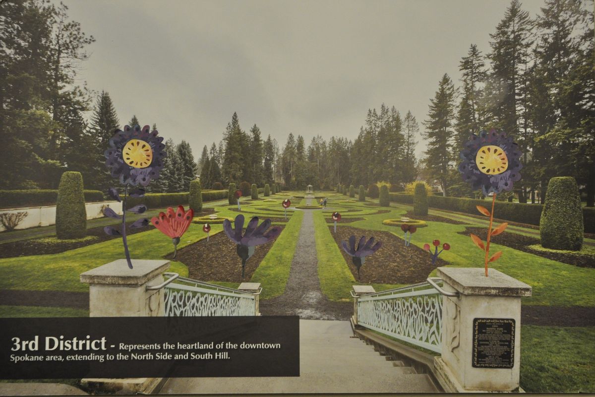This picture of a bare Duncan Gardens hangs in the office of Lt. Gov. Denny Heck.  (Jim Camden)