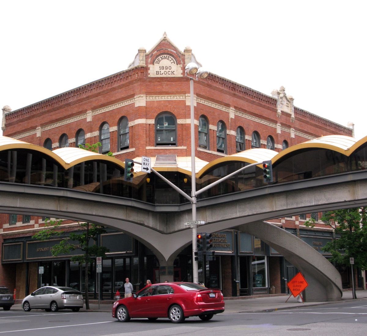 Present day: The Bennett Block is currently undergoing a remodel. (Jesse Tinsley)