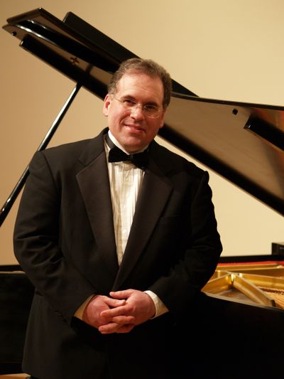 Jazz pianist Brent Edstrom will perform a little banjo on Saturday, as well. Courtesy of Spokane Jazz Orchestra (Courtesy of Spokane Jazz Orchestra)