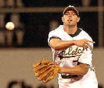 
Oakland shortstop Bobby Crosby.
 (Associated Press / The Spokesman-Review)