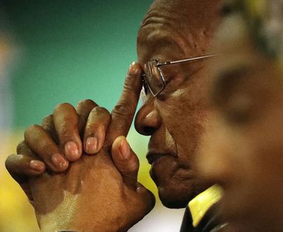 In this Monday, Wednesday Dec. 20, 2017  photo President Jacob Zuma, attends the African National Congress (ANC) elective conference in Johannesburg. (Themba Hadebe / Associated Press)