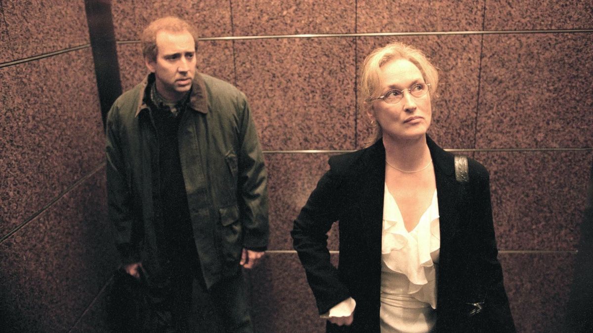 Nicolas Cage and Meryl Streep star in Spike Jonze’s “Adaptation.”  (Columbia Pictures)