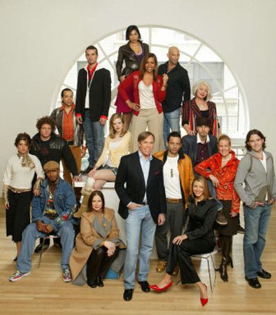 
 Fashion designer Tommy Hilfiger, front center, is looking for a trend-setter on the new reality series 