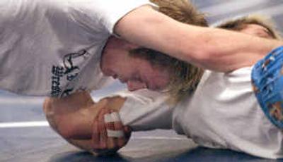
Josh Manes, another Coeur d'Alene senior, is 39-1 and seeded No. 1 at 135 pounds. 
 (Kathy Plonka / The Spokesman-Review)