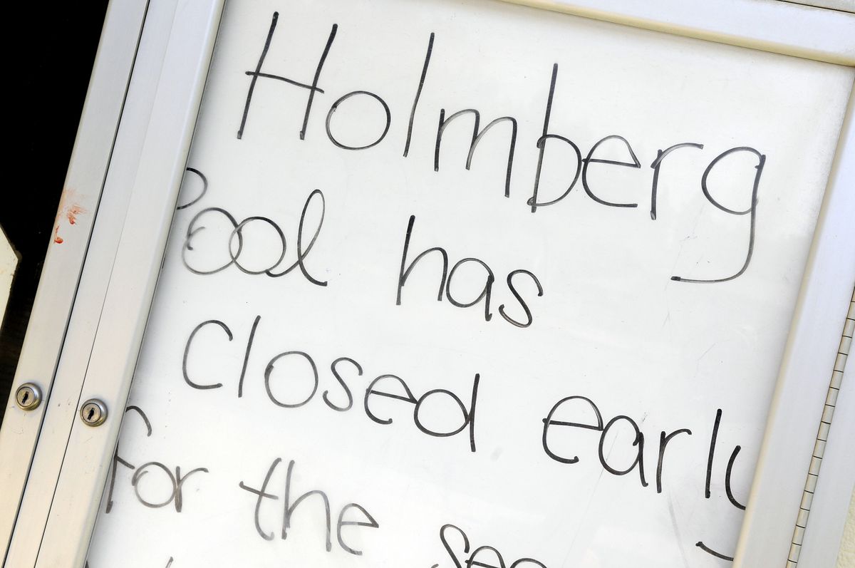 Swimming lessons scheduled to begin Monday at Holmberg moved more than five miles away to the Northside Family Aquatic Center. (Dan Pelle / The Spokesman-Review)