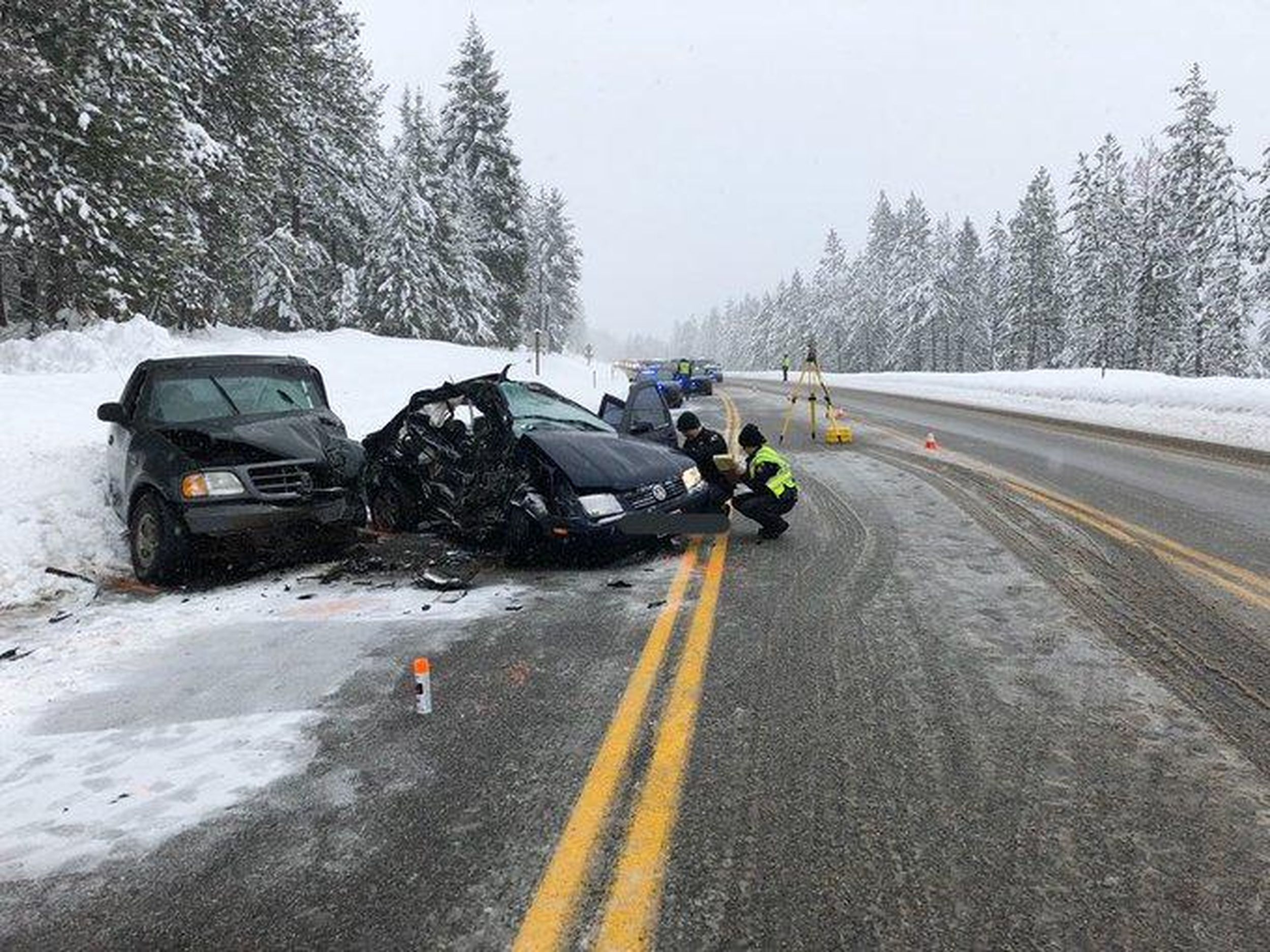 Wreck On Highway 55 Idaho - nc7d7ph