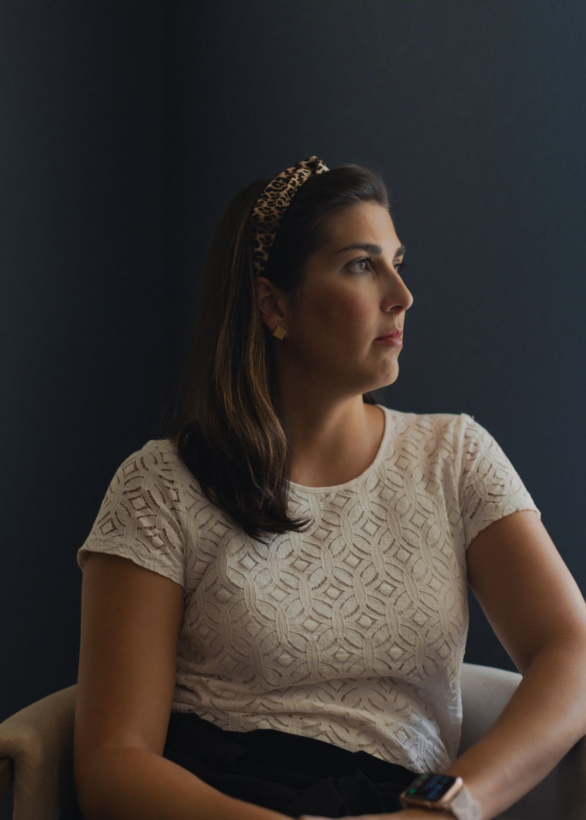 Dr. Leilah Zahedi-Spung, a maternal-fetal specialist who decided to move from Tennessee to Colorado not long after the Dobbs ruling, at home in Denver, Aug. 24, 2023. Some doctors who handle high-risk pregnancies are fleeing restrictive abortion laws – Idaho has been particularly hard hit. (Joanna Kulesza/The New York Times)  (JOANNA KULESZA)