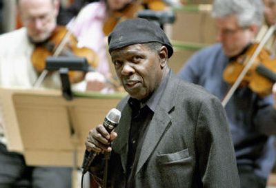
Singer Lou Rawls rehearses with the Boston Pops orchestra at Symphony Hall in Boston on May 11, 2005. 
 (File/Associated Press / The Spokesman-Review)