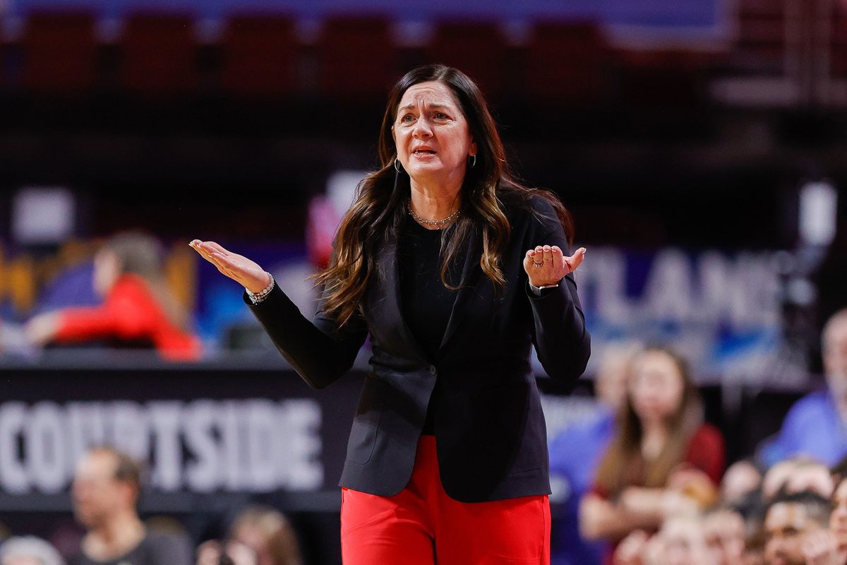 After leading Eastern Washington to the NCAA Tournament, coach Joddie Gleason faces a rebuild with the Eagles women’s basketball team.  (Steve Conner/The Spokesman-Review)