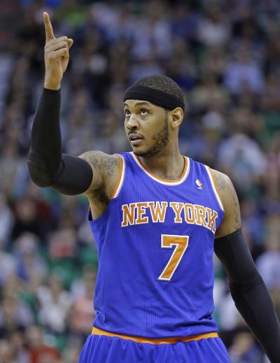 Carmelo Anthony is the No. 1 free agent on market this offseason. (Associated Press)