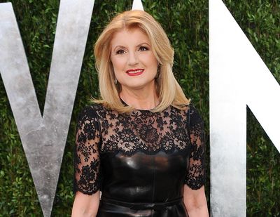 Arianna Huffington arrives at the 2013 Vanity Fair Oscars Viewing and After Partyl in West Hollywood, Calif. Huffington said Thursday, Aug. 11, 2016, she is stepping down as editor-in-chief to focus on a health startup. (Jordan Strauss / Associated Press)