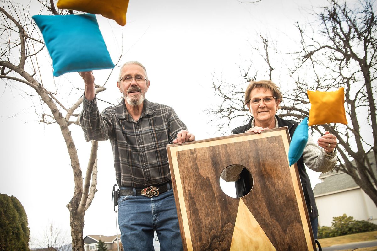 Pandemic projects: Game for new enterprise - Spokane Valley couple complete  22 cornhole game for family, friends, strangers | The Spokesman-Review