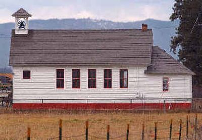 
The old one-room LaSalle School at the corner of Helena Flats and Pioneer roads near Columbia Falls, Mont., is being refurbished, thanks to the attention of Whitney Giddeon, whose father and grandfather attended the school before it closed in 1961. 
 (Associated Press / The Spokesman-Review)