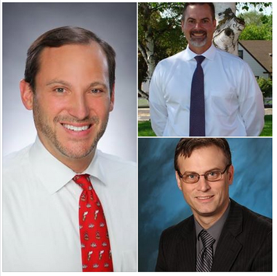 Coeur d'Alene Superintendent of Schools Matt Handelman (left) is a finalist for the superintendent's job in Cheney, Wash. (Cheney School District Facebook photo)