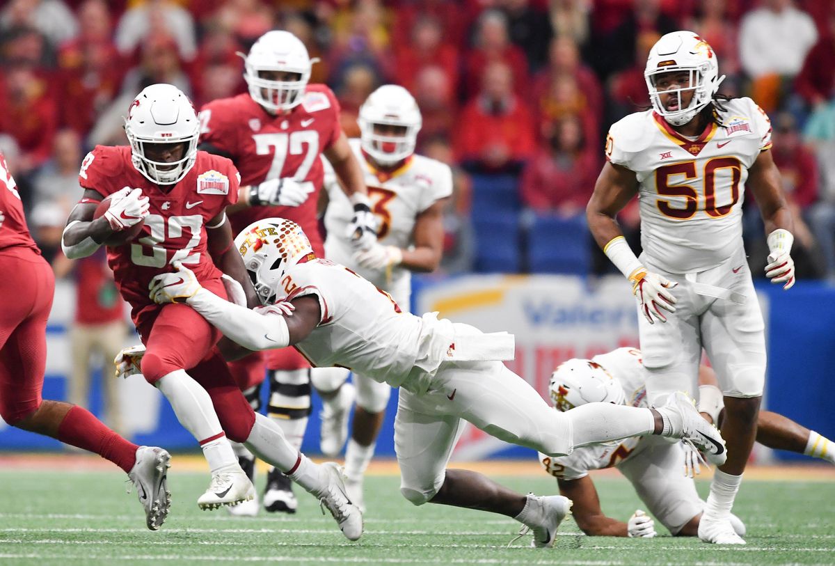 Photos: Washington State holds off Iowa State to win Alamo Bowl - Dec ...