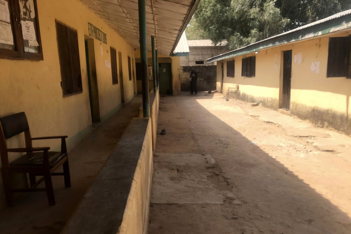 In this Friday March 12. 2021 photo, a view of the empty Federal College of Forestry Mechanization school, following abduction of students by gunmen in Afaka, Kaduna, Nigeria. They spent weeks in the captivity of gunmen in forests ringing Nigeria