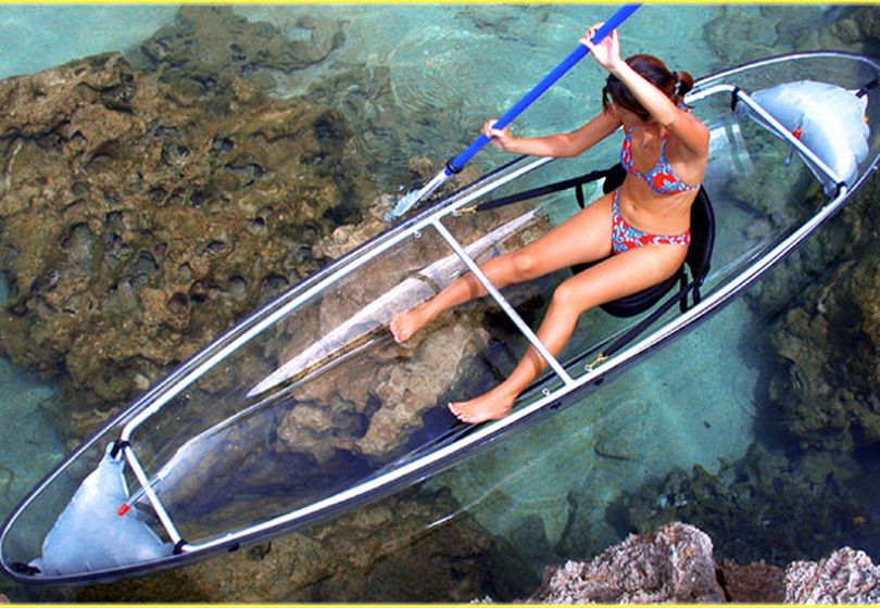 Denver based See Through Canoe offers the clear alternative to your canoeing and kayaking needs with the Transparent Canoe/Kayak.  (Courtesy photo)