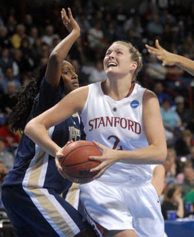 
The Spokesman-Review Jayne Appel has made a big leap in production as a sophomore and is a big reason for Stanford's success.
 (Jesse Tinsley / The Spokesman-Review)