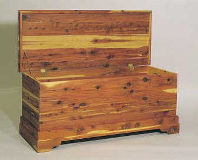 
Upon completion, the easy-to- make cedar chest will be 48 inches wide.
 (U-BILD / The Spokesman-Review)