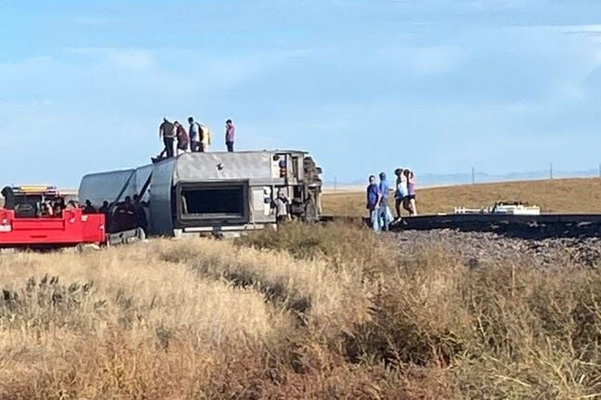 An Amtrak train derailed in northern Montana in September 2021. The train is on the Empire Builder route that goes through Spokane.  (courtesy)