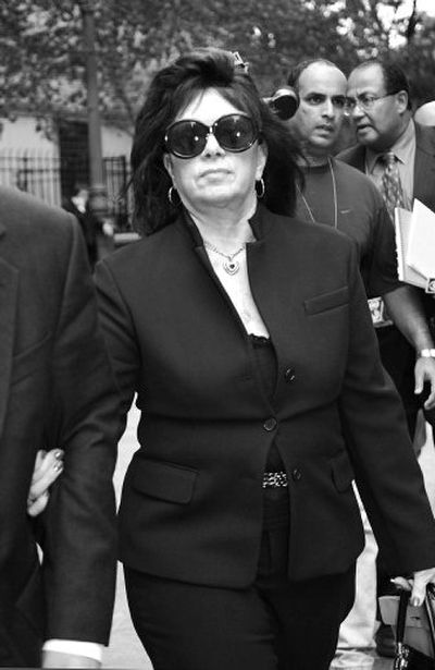
Victoria Gotti, mother of John Gotti Jr., offered her $715,000 home for her son's bail. She came to court for all his trials. 
 (Associated Press / The Spokesman-Review)