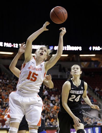 Former Clarkston High standout Jamie Weisner leads Oregon State in scoring at 13.4 ppg. (Associated Press)