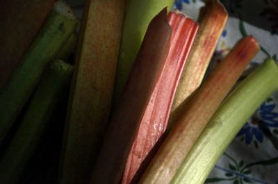 
Rhubarb is available at many area Farmers