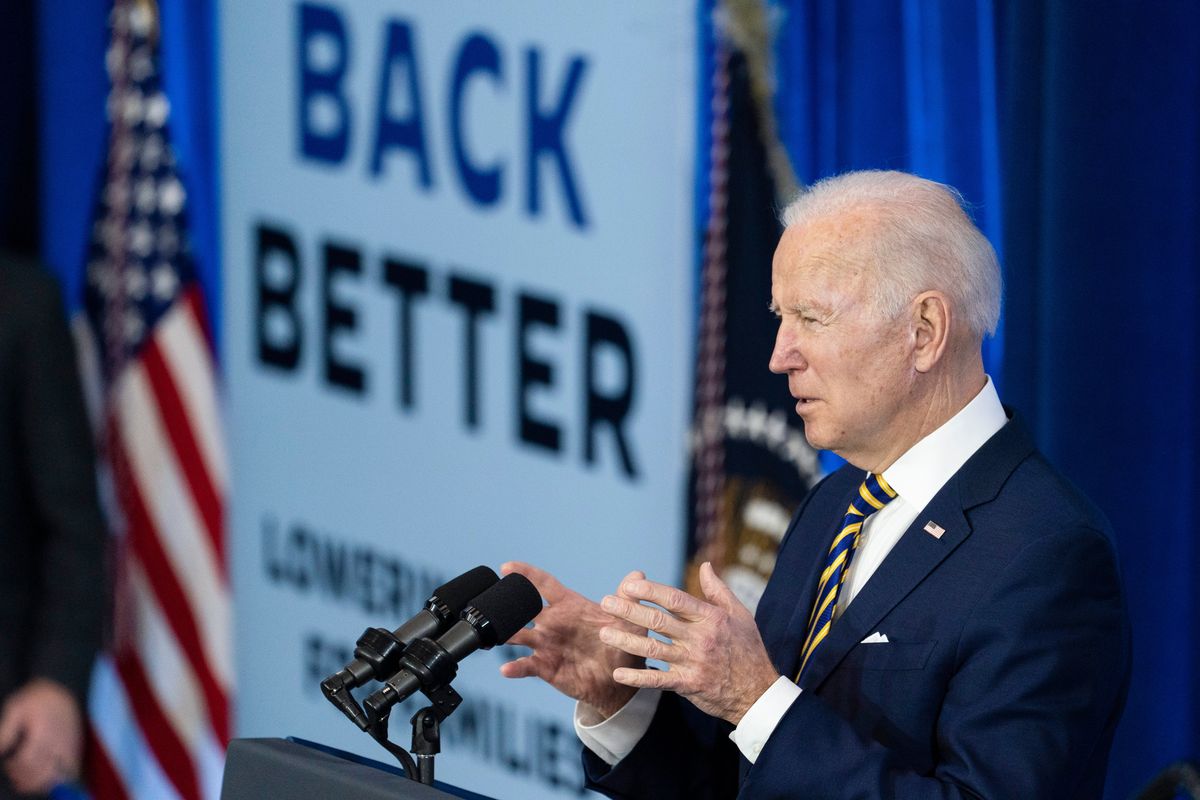 President Joe Biden speaks about prescription drug costs at the Daniel Technology Center of Germanna Community College – Culpeper Campus, Thursday, Feb. 10, 2022, in Culpeper, Va. (Alex Brandon)