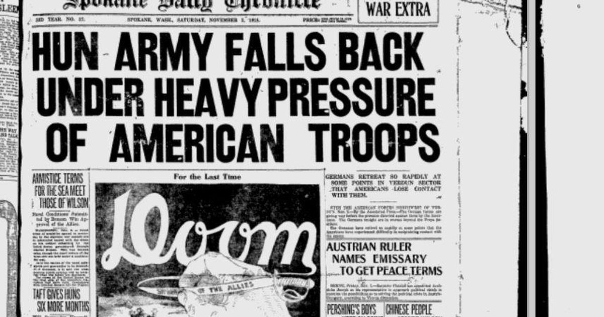 100 years ago in Spokane: ‘Huns’ pushed back across the front, but ...