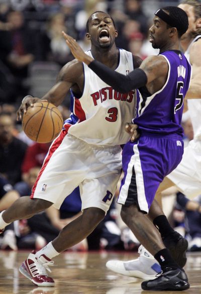 Detroit Pistons guard Rodney Stuckey  was two points shy of his career high Friday night. He scored 40 in a win over the Bulls on Dec. 23.  (Associated Press / The Spokesman-Review)