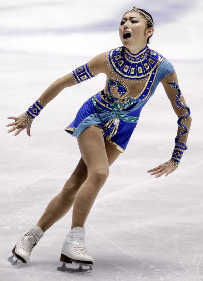 Miki Ando, once known for her jumps, has emerged as one of her sport’s most fluid skaters.  (Associated Press)