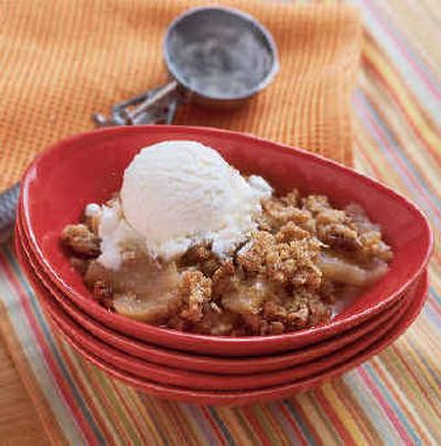 
Apple Crisp is easier to make than apple pie but is every bit as delicious. 
 (Associated Press / The Spokesman-Review)