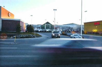 
Bringing business right to the curb in large parking lots is called pad development. Spokane Valley Mall was built with curbside restaurants in mind. 
 (J. BART RAYNIAK / The Spokesman-Review)