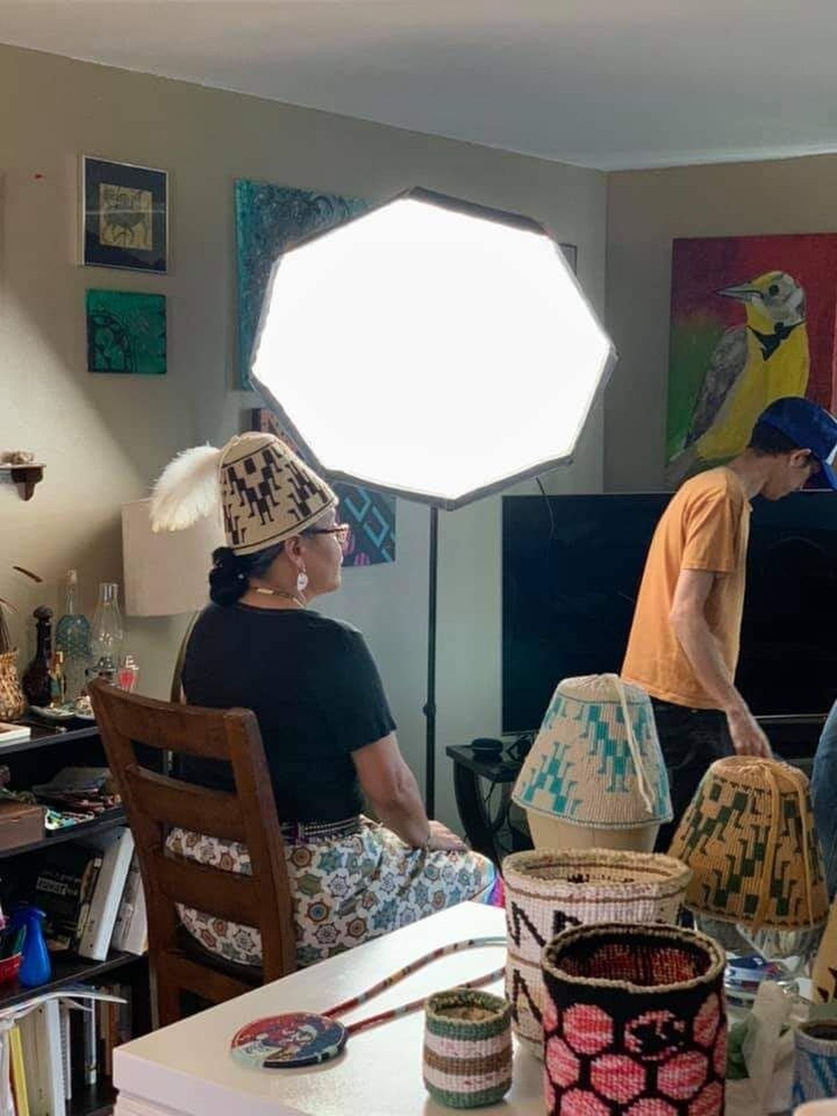 “The Story of Art in America” is filmed in Leanne Campbell’s home.  (Courtesy of Leanne Campbell)