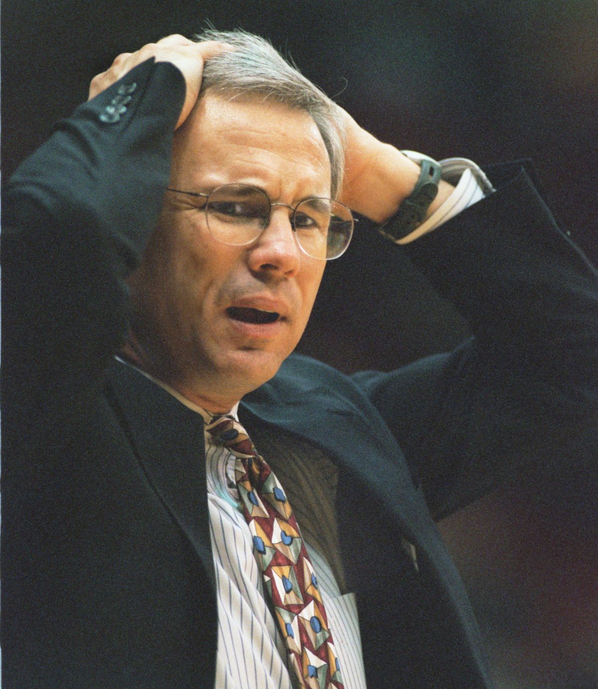 Then: It was often a hair-pulling experience when Kevin Eastman coached at Washington State. (File)