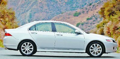 
The TL is equipped with a 3.2-liter V-6 rated at 258 horsepower and 233 pound-feet of torque. The Type-S gets a 3.5-liter six that makes 286 hp and 256 lb-ft. 
 (The Spokesman-Review)