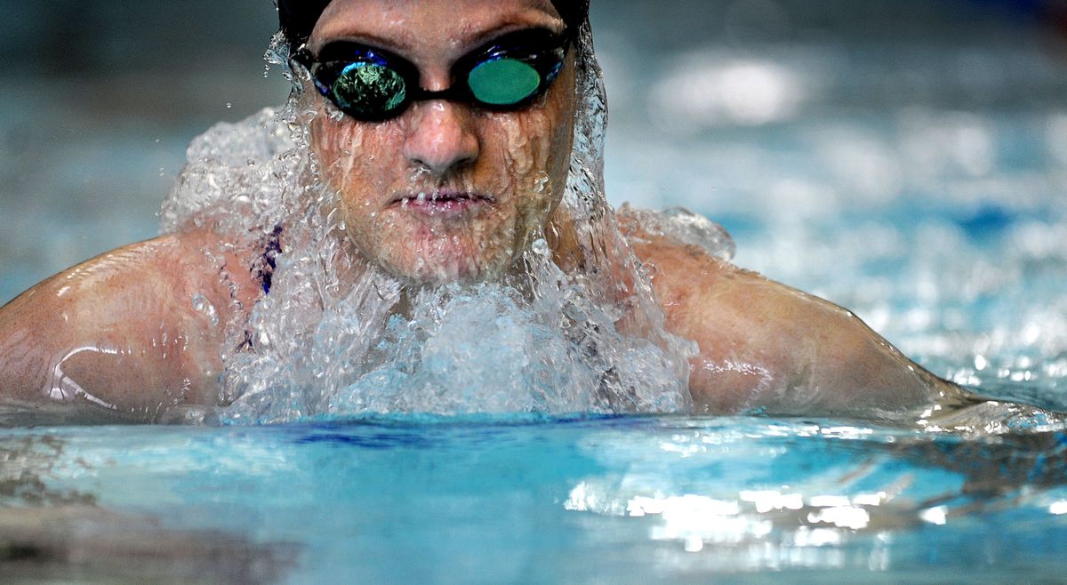 Diana MacManus, swimming at The Kroc Center in Coeur d
