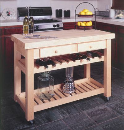 
An island adds counter space to your kitchen.
 (U-BILD / The Spokesman-Review)