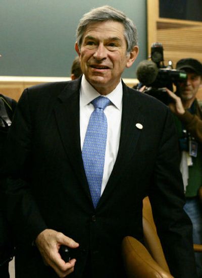 
Wolfowitz 
 (The Spokesman-Review)