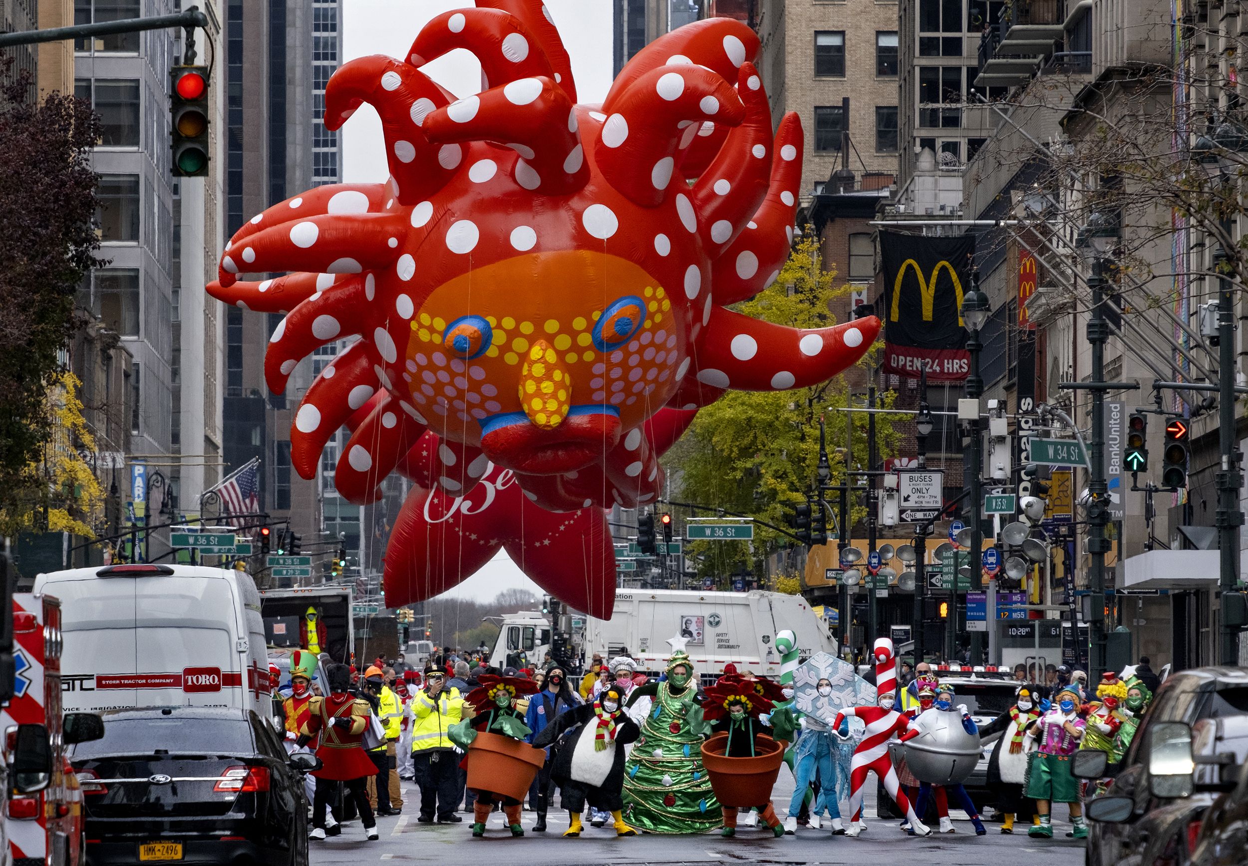 Macy's Thanksgiving Day Parade in New York Nov. 26, 2020 The