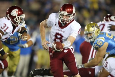 Marshall Lobbestael ran his first full-team drill Tuesday. (Associated Press / The Spokesman-Review)